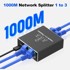 Gigabitni Ethernet mrežni razdjelnik 1-na-3 RJ45