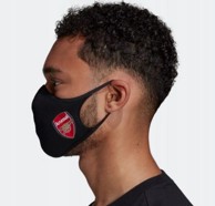 ADIDAS Zaštitne maske 3 kom Arsenal veličina M/L, crne