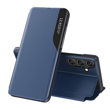 MG Preklopna maskica za Samsung Galaxy S24 FE, Eco Leather View, plava
