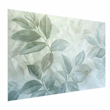 Plakat Mint lišće, veliki botanički motiv, 30x21 cm