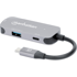 MANHATTAN Docking stanica 190299 USB 3.2 Gen 1 Type-C, srebrna
