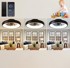 NIKCORP Stropni ventilator s LED rasvjetom, 48 cm, 36 W, 6 brzina, Bluetooth, daljinski upravljač, promjena smjera, 3000–6500 K, tihi rad ispod 20 dB, metalni