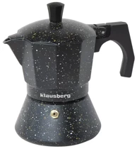 KLAUSBERG Aparat za espresso 6 šalica, crni mramor