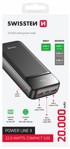 SWISSTEN Power bank Power Line II, 20000 mAh, crna