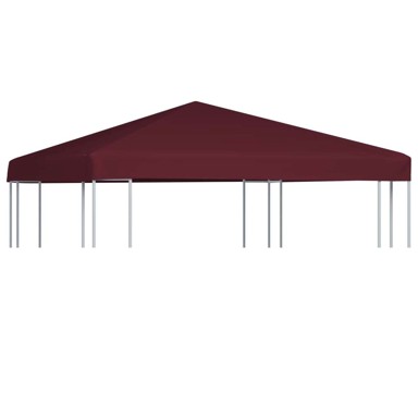 Zamjenski krov za sjenicu 3x3 m 310 g/m², bordo