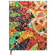PAPERBLANKS Notes ultra, 18 × 23 cm, crte, 72 lista, magnet, Gaudi's Sun (PB9792-1)