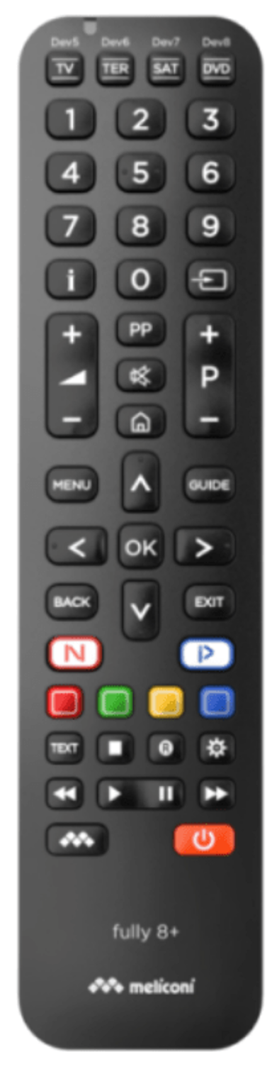 MELICONI Univerzalni daljinski upravljač Fully 8+