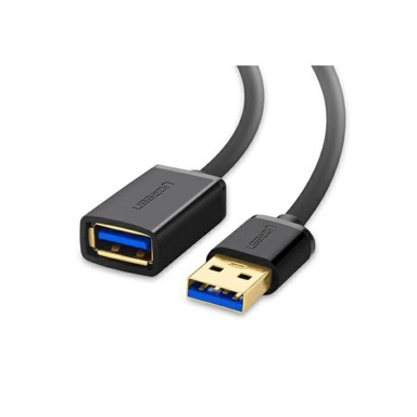 UGREEN USB 3.0 produžni kabel (M na F), crni, 1,5 m
