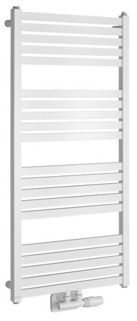 BRUCKNER Radijator GRUNT, 500 x 1050 mm, središnji priključak, bijeli