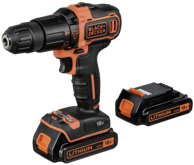 BLACK+DECKER Bežični kombinirani odvijač BDCHD18KB-QW