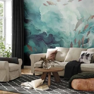 Tapeta Fish in the ocean, 350x256 cm, premium