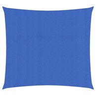 Jedro za zaštitu od sunca 160 g/m² plavo 2,5 x 2,5 m HDPE