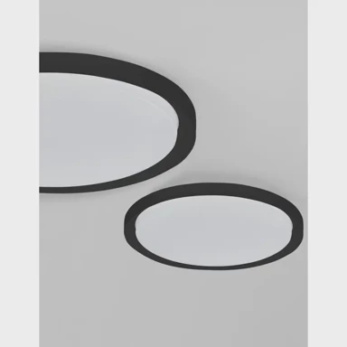 NOVA LUCE Plafonska  svjetiljka Troy NL9053592, LED 40 W, 3000 K, 2200 lm, dimabilna, IP20, mat crna