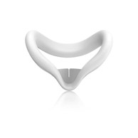 Silikonska maska za lice, kompatibilna s Meta Quest 3S, bijela