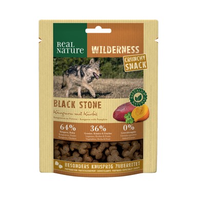 REAL NATURE Poslastica za pse Wilderness Crunchy snack klokan 225 g