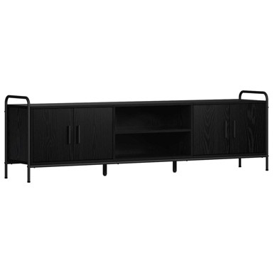TV ormarić 167,5 x 33 x 50 cm od konstruiranog drva, crni hrast