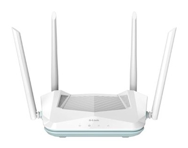 D-LINK Router Eagle Pro Smart AX1500, Wan 1-port, Gigabit 3-port, 4x antena, bežični, bijeli