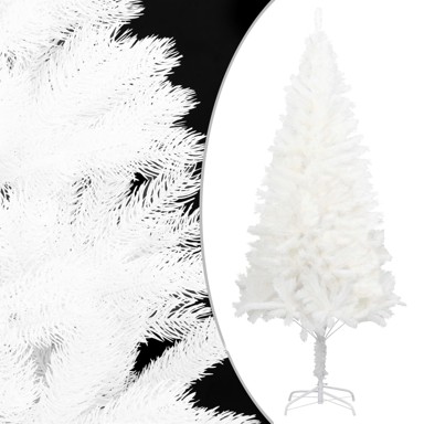 Umjetno božićno drvce s realističnim iglicama, 150 cm, bijelo