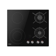 HANSA Ploča za kuhanje, staklokeramička kombinirana 2 plina BHMS61414030