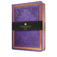 OLD BOOK MARKER Notes 20,5 × 14,5 cm, crte, 160 listova, bez zatvaranja, ljubičasti (1180)