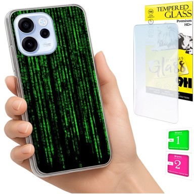 Torbica za Oppo Reno 15F / 15F FS sa fotografijom, maska za leđa, futrola + 9H staklo