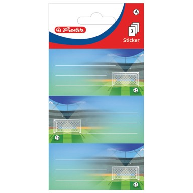 HERLITZ Školske papirnate etikete, Nogomet