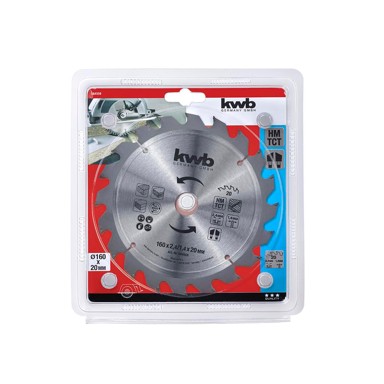 KWB List za kružnu pilu 160x20,20Z