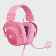 HAVIT Gaming slušalice H2002D, žičane, naglavne, roze 