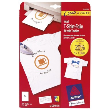 ZWECKFORM Folija za preslikač InkJet MD1001-5, A4, pk5