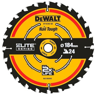 DEWALT List kružne pile za drvo Extreme DT10302, 184 x 16 mm, 24 zuba