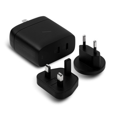 NATIVE UNION Adapter, 67W, Dual USB-C, crni