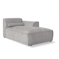 MIUFORM Svijetlo siva modularna sjedeća garnitura (s desnim kutom) Flex Felix, 92x154x70,05 cm