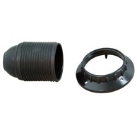 HEINRICH KOPP Grlo za žarulju za luster E-27 crno