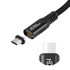 USB4 kabel, magnetski priključak, tekući silikon, brzina 20 Gbps