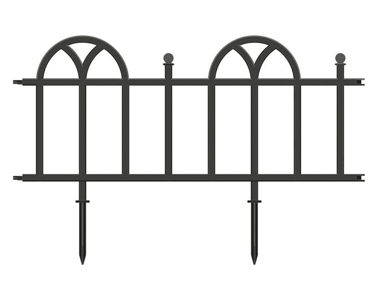 DOMELO Vrtna ogradica Antico Classic, visina 40 cm, duljina 3,1 m