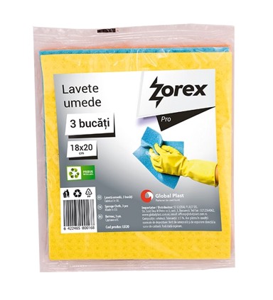 ZOREX Pro spužvasta krpa, 3 kom