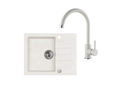 ALVEUS Sudoper ROCK 30 i slavina KATI G11