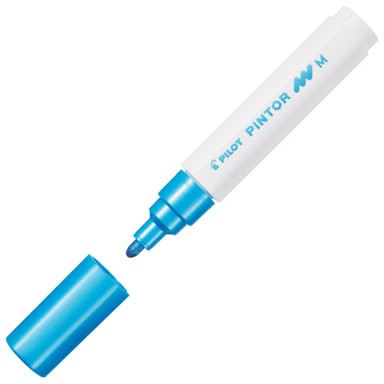 PILOT Marker SW-PT-M-ML, Pintor, 2 mm, metalik plavi
