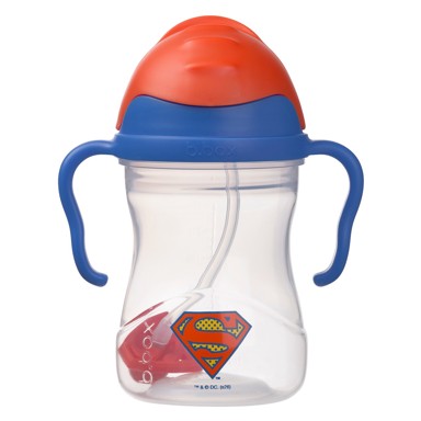 B.BOX Tritan bočica sa slamkom, 600 ml, Superman
