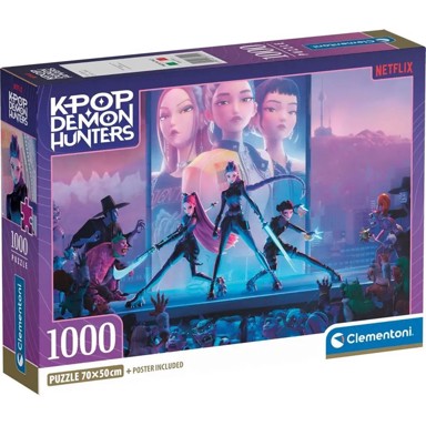Puzzle KPop Demon Hunters, 1000 kom + poster