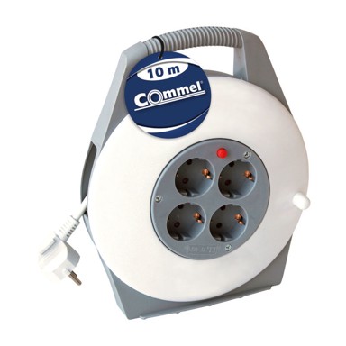 COMMEL Kabelska motalica, 4 utičnice, 0890