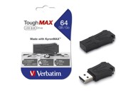 VERBATIM USB Flash Drive 2.0 ToughMax, 64 GB, crni