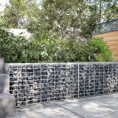 Gabion s žicom debljine 3,5 mm i mrežom 5x10 cm 150x50x50 cm