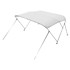 VEVOR Bimini nadstrešnica za čamac s 3 luka, 183 x 137-152 x 117 cm, svijetlosiva