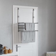 Stalak za sušenje za balkon, 89 x 25 x 60-95 cm, aluminijski
