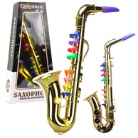 Dječji glazbeni instrument saksofon, zlatni