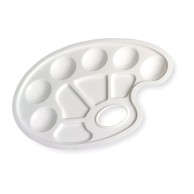 HERLITZ Paleta PVC za boje, bijela