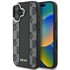 DKNY Checkered Pattern MagSafe maskica za iPhone 16, crna