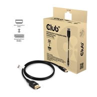 CLUB3D Mini DisplayPort na DisplayPort kabel DP80, 1 m
