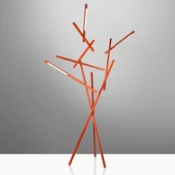 FOSCARINI Stajaća lampa Tuareg, narančasta